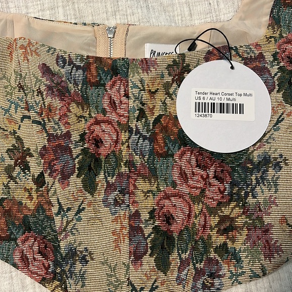 Tender Heart Corset Top Princess Polly NWT - Picture 5 of 6